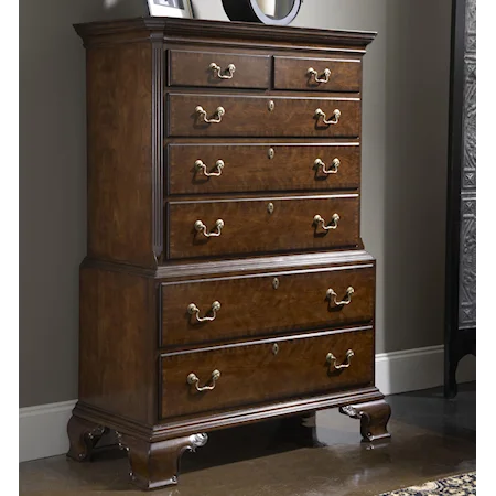Hampton Chest on Chest with Seven Drawers